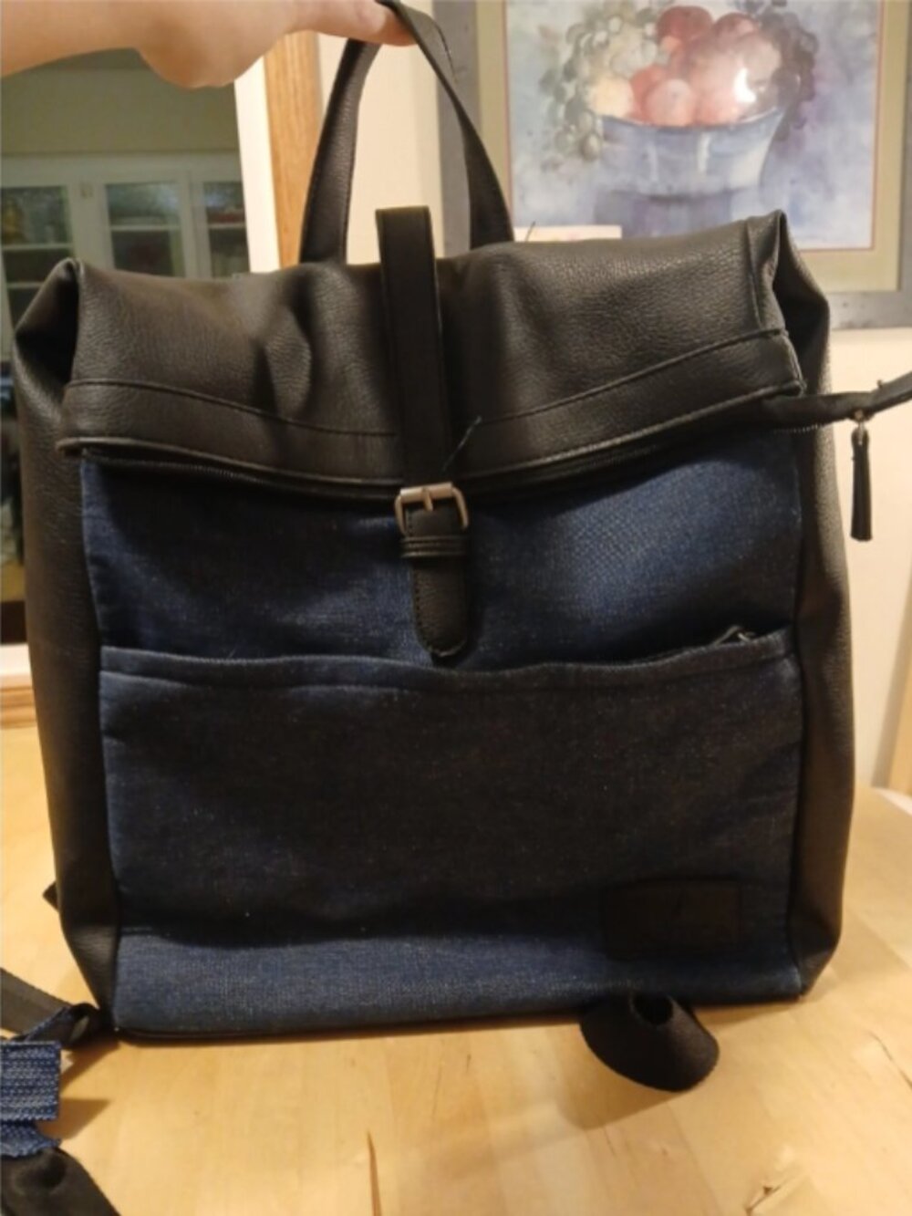 Nautica Backpack Large Navy Blue and Black